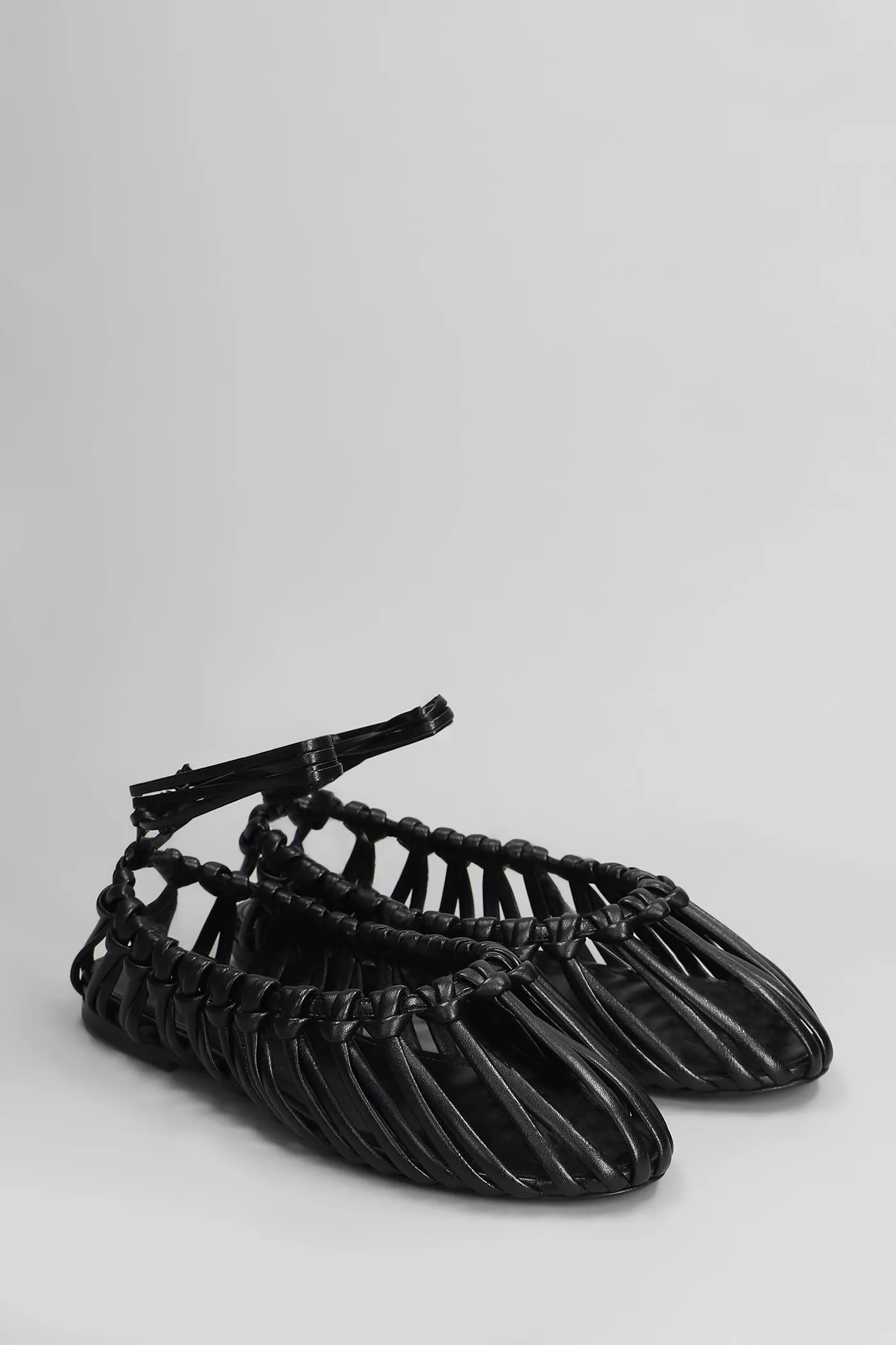Bandini Ballet flats in black leather