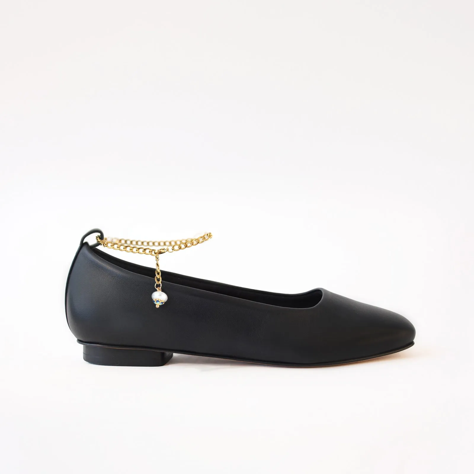 Black Ballet Swap Golden Anklets