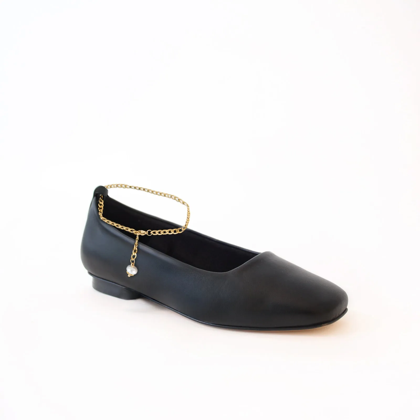 Black Ballet Swap Golden Anklets