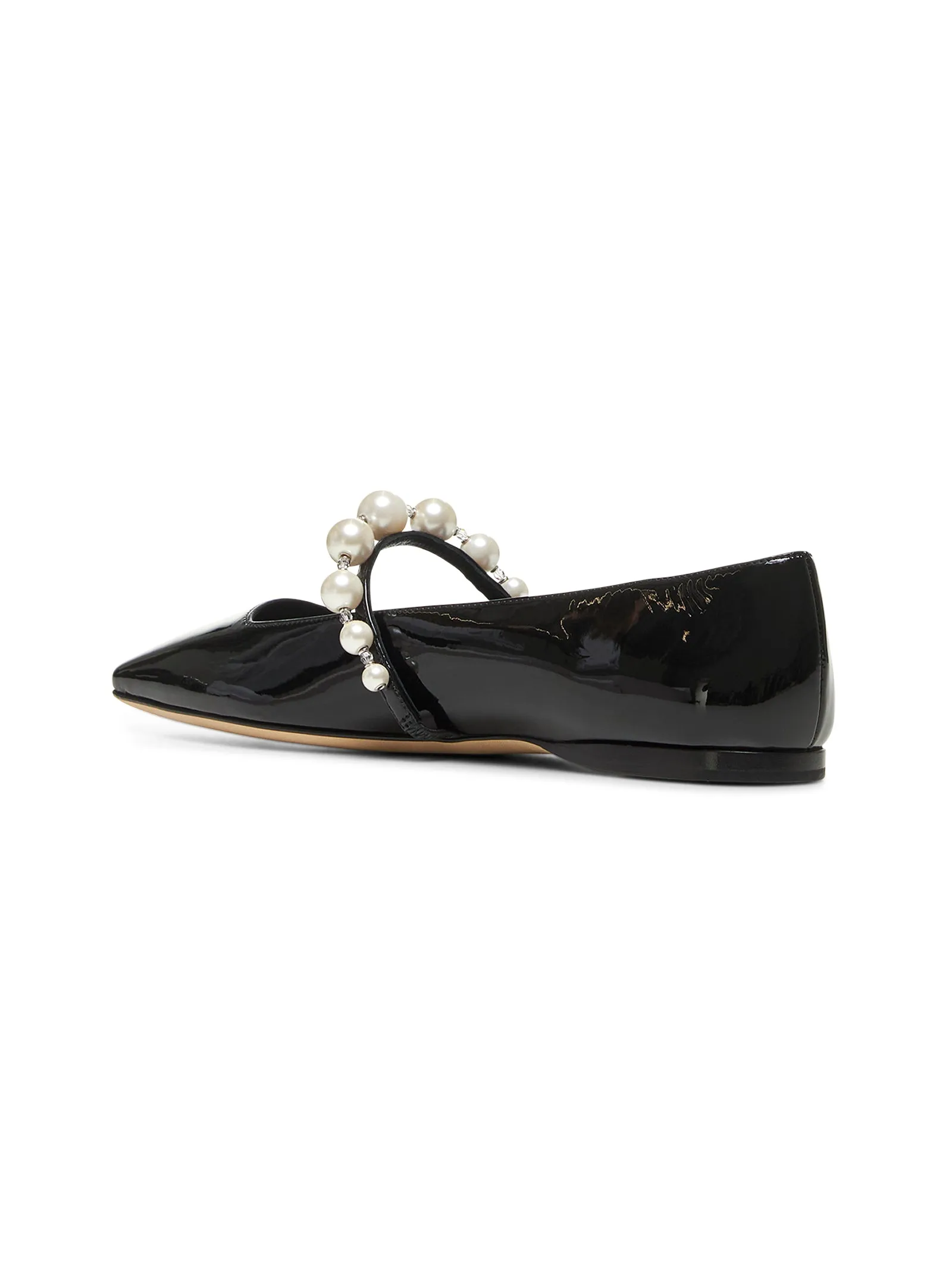 Black patent leather Ade Flat ballet flats