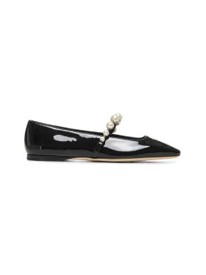 Black patent leather Ade Flat ballet flats