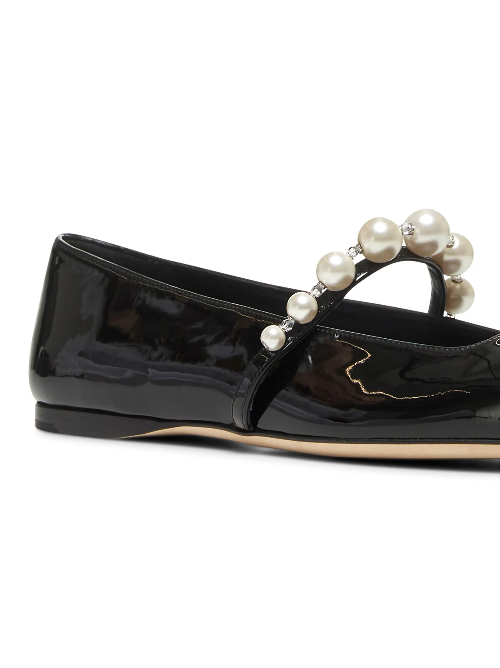 Black patent leather Ade Flat ballet flats