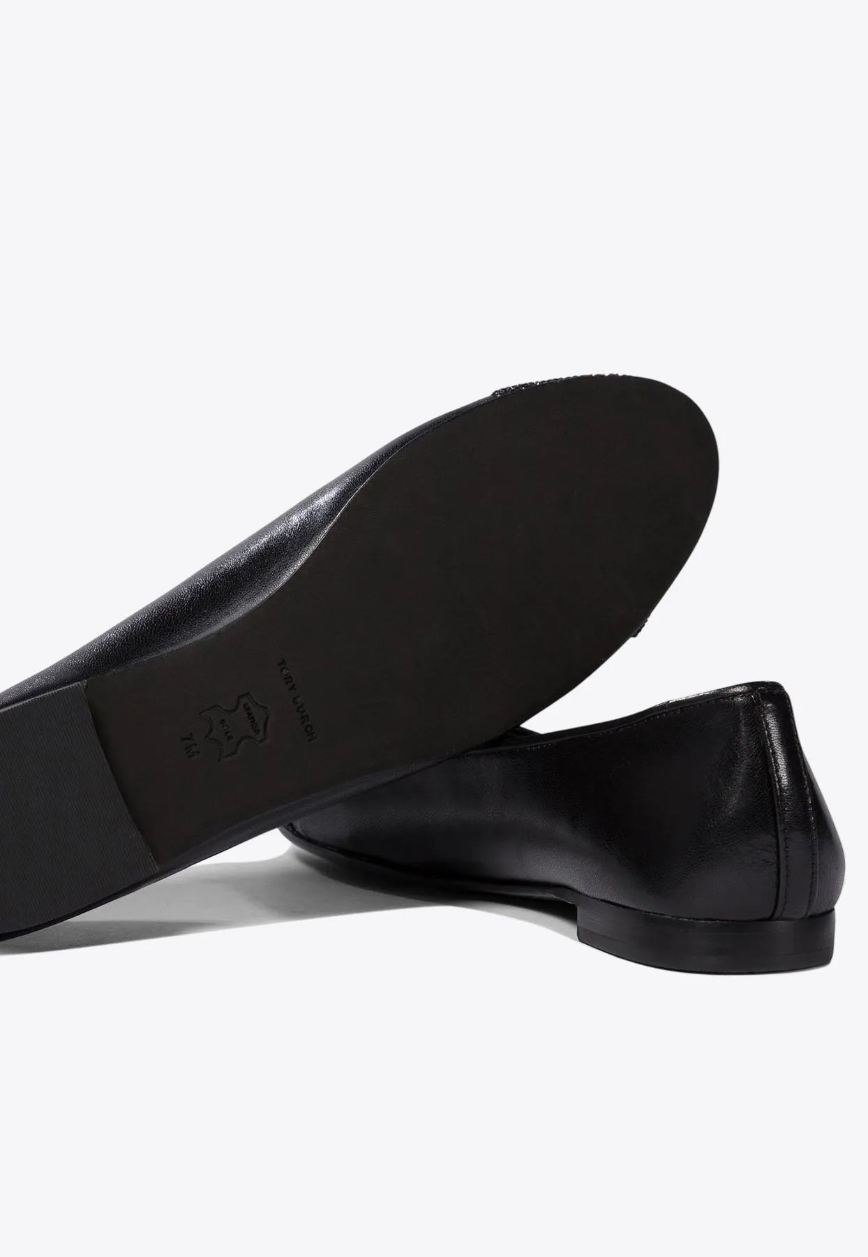 Cap-Toe Paved Ballet Flats