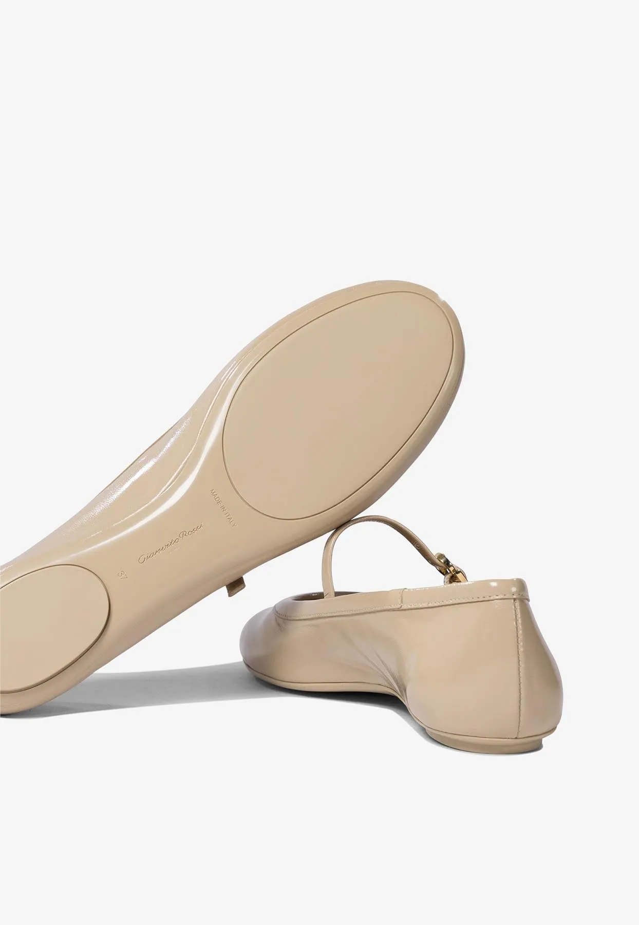 Carla Patent Leather Ballet Flats