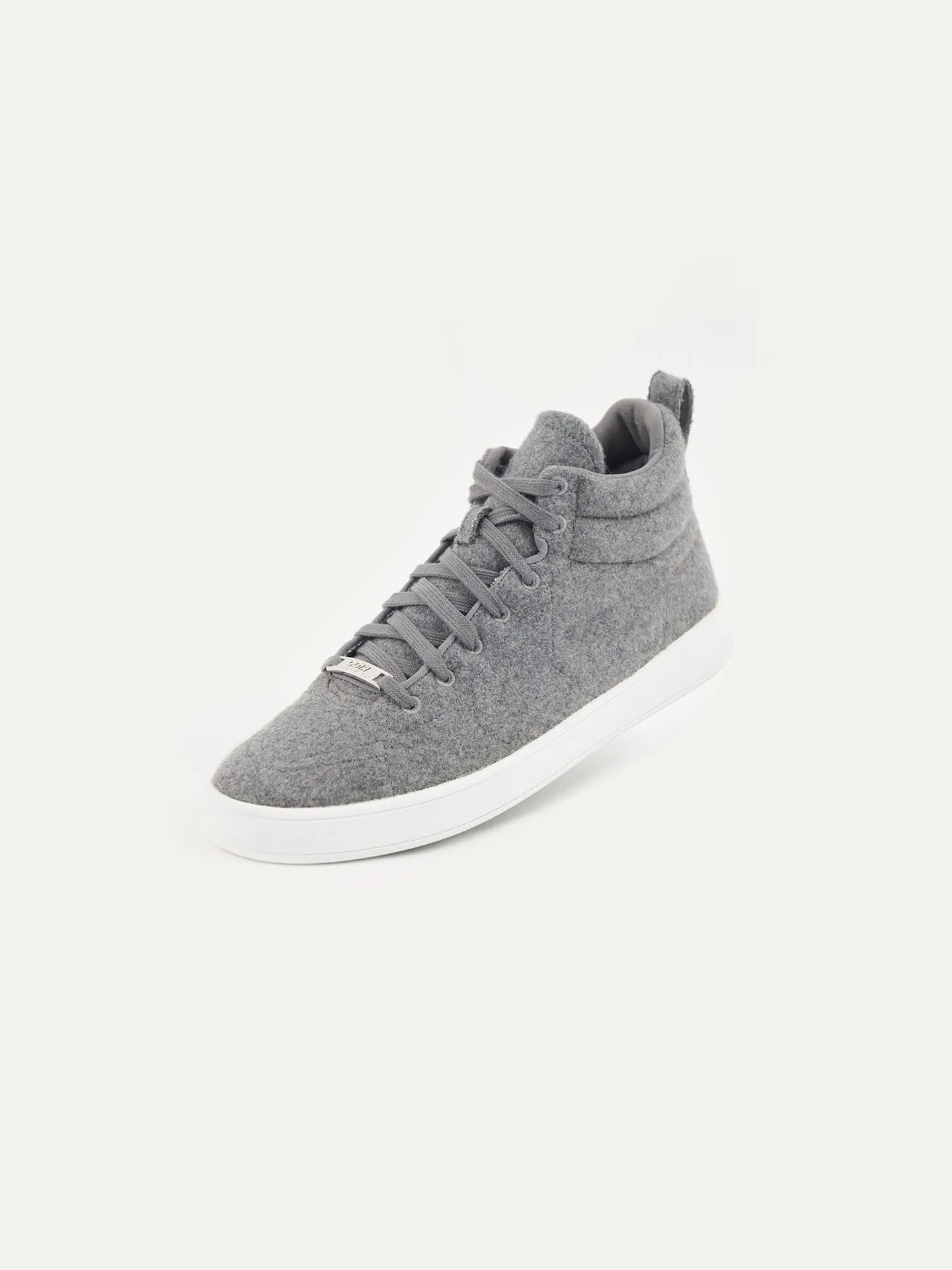 Cashmere High-Top Sneakers