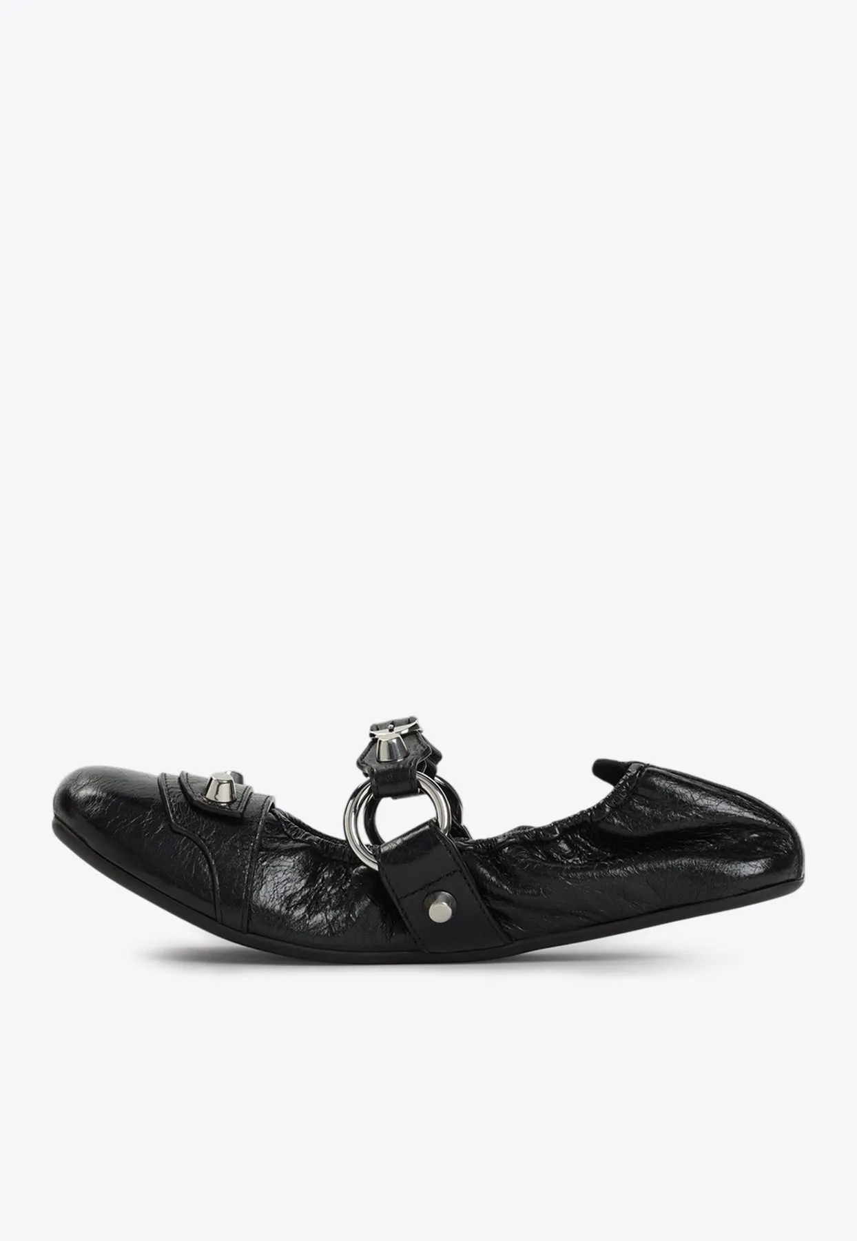 City Flat Sandals in Leather