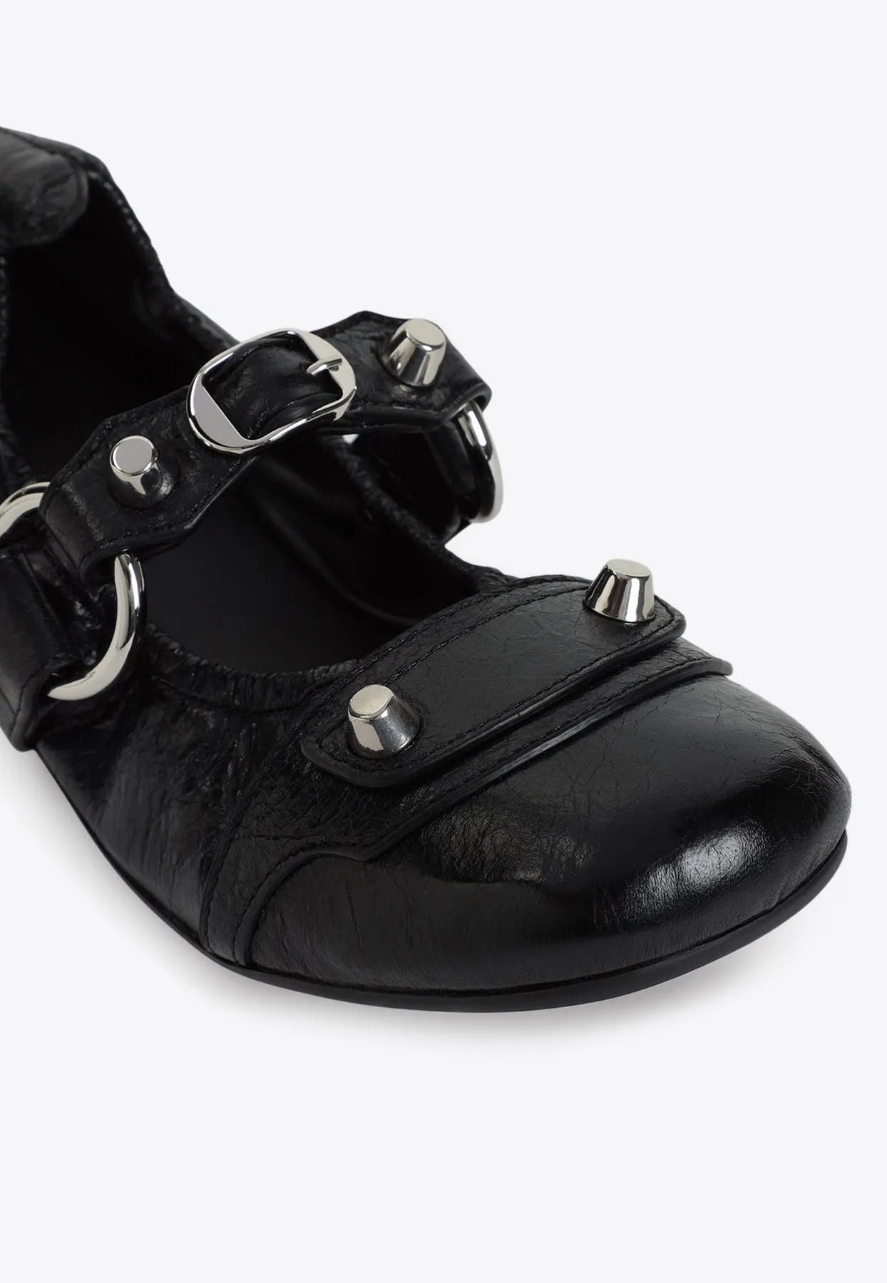 City Flat Sandals in Leather