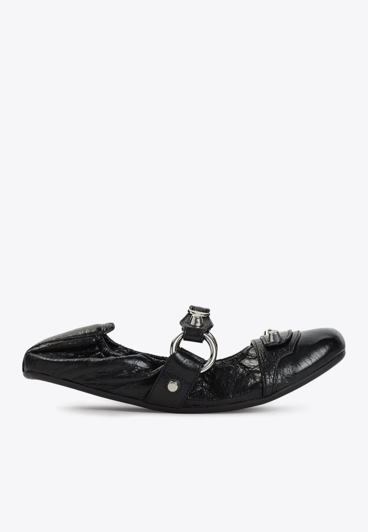 City Flat Sandals in Leather