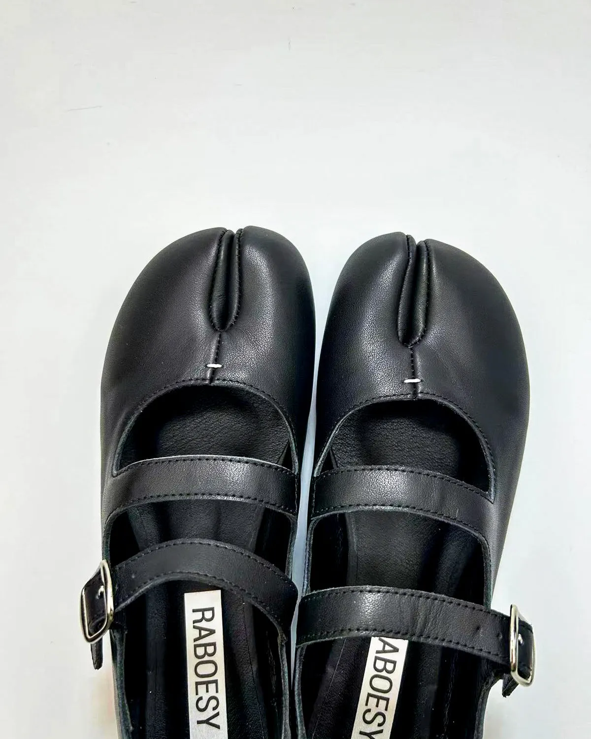 Double Straps Tabi Ballet Flats