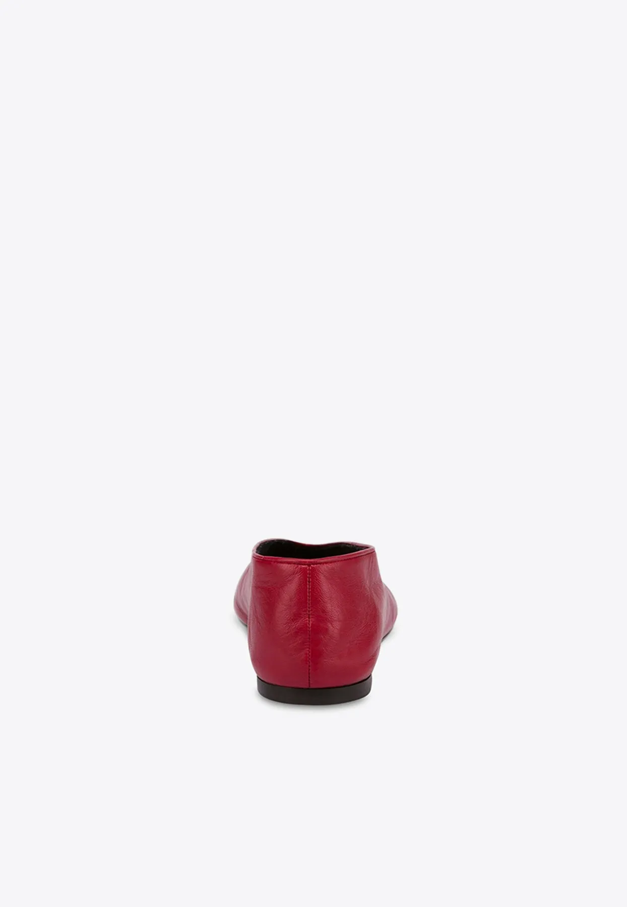 Duck Nappa Leather Ballet Flats