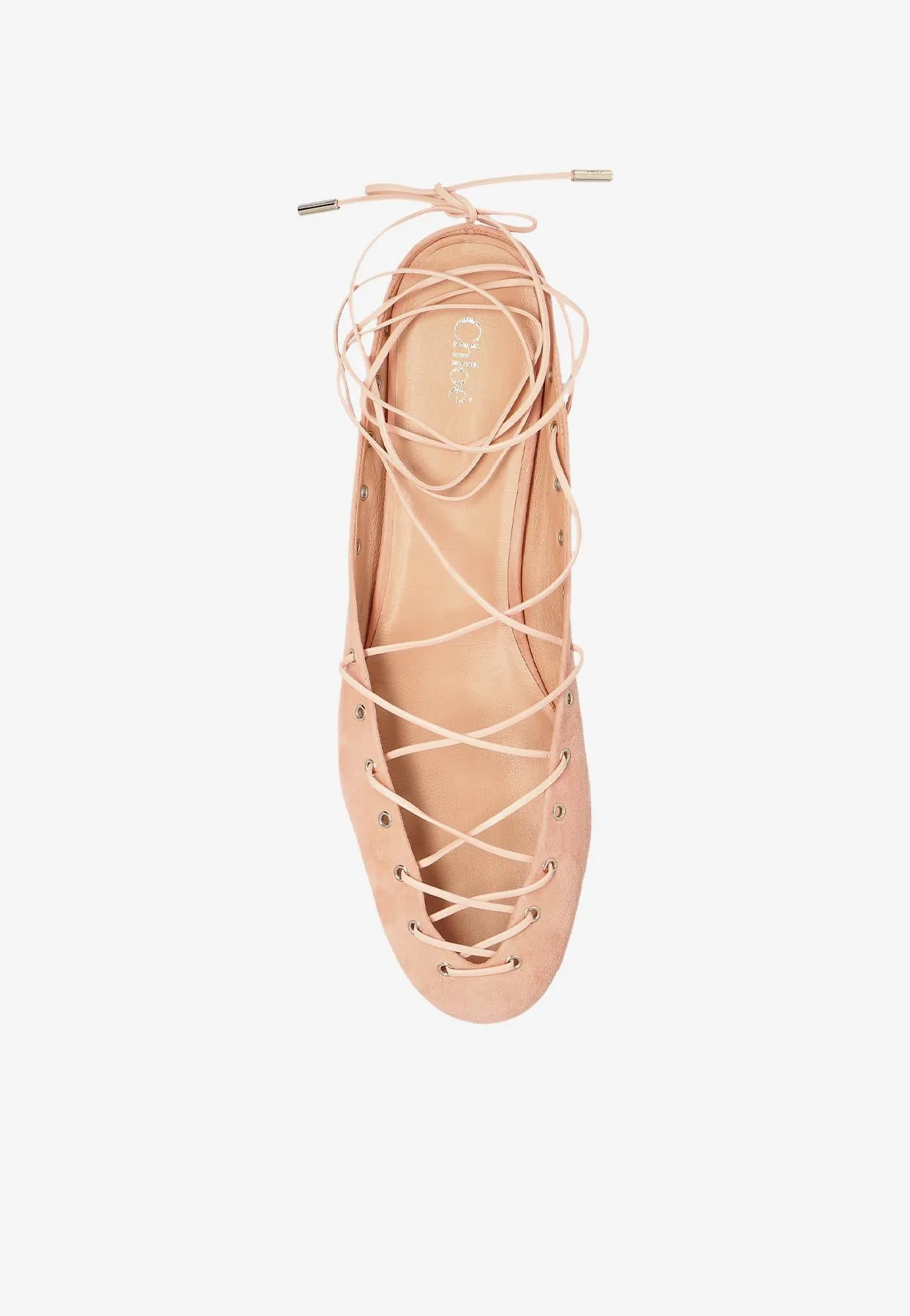 Ghillies Lace-Up Ballet Flats