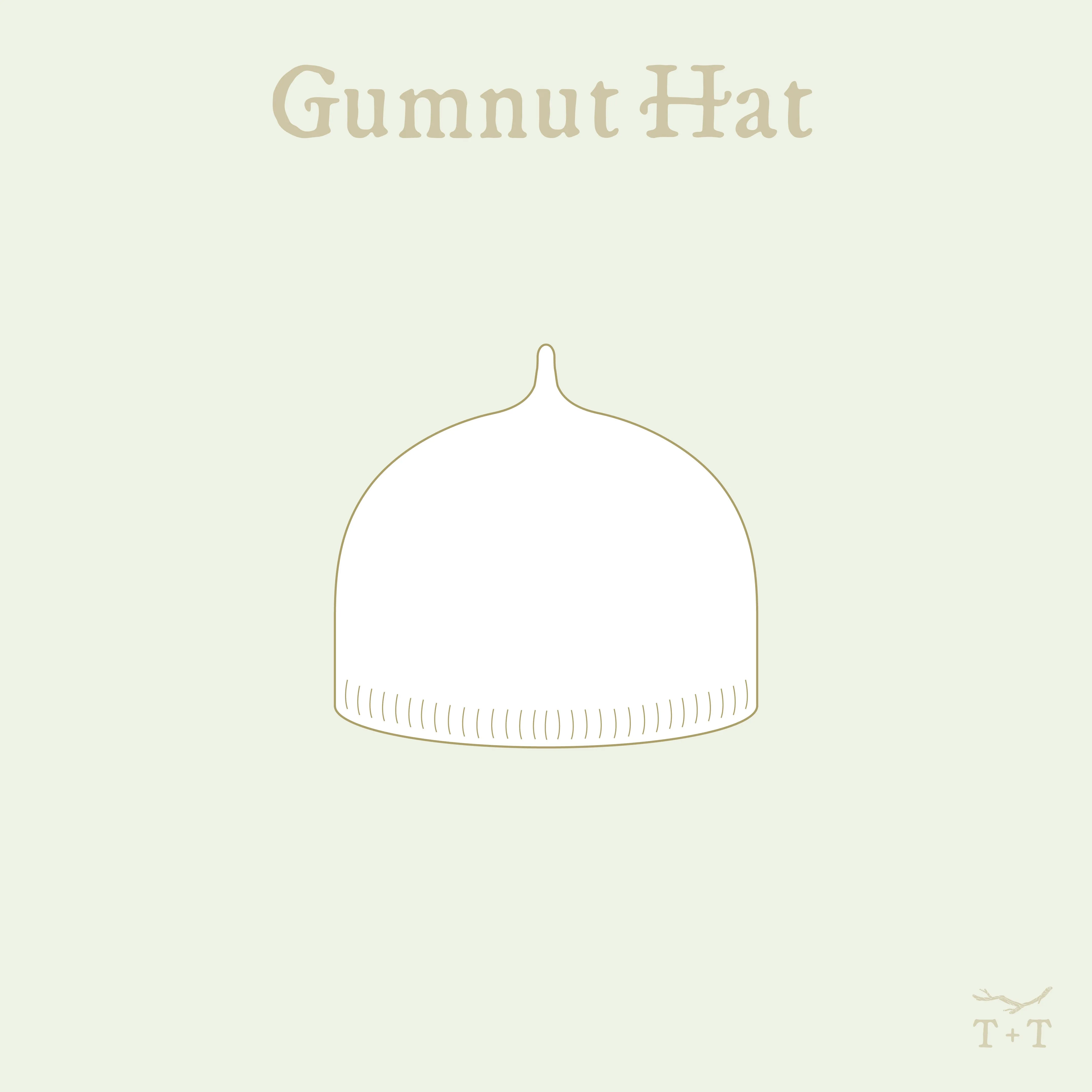 Gumnut Hat Sewing Pattern - Doll