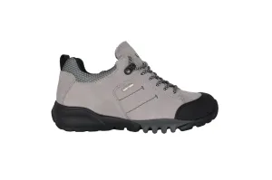 'H-Amiata' women's wide fit (H) waterproof walking sneaker - grey