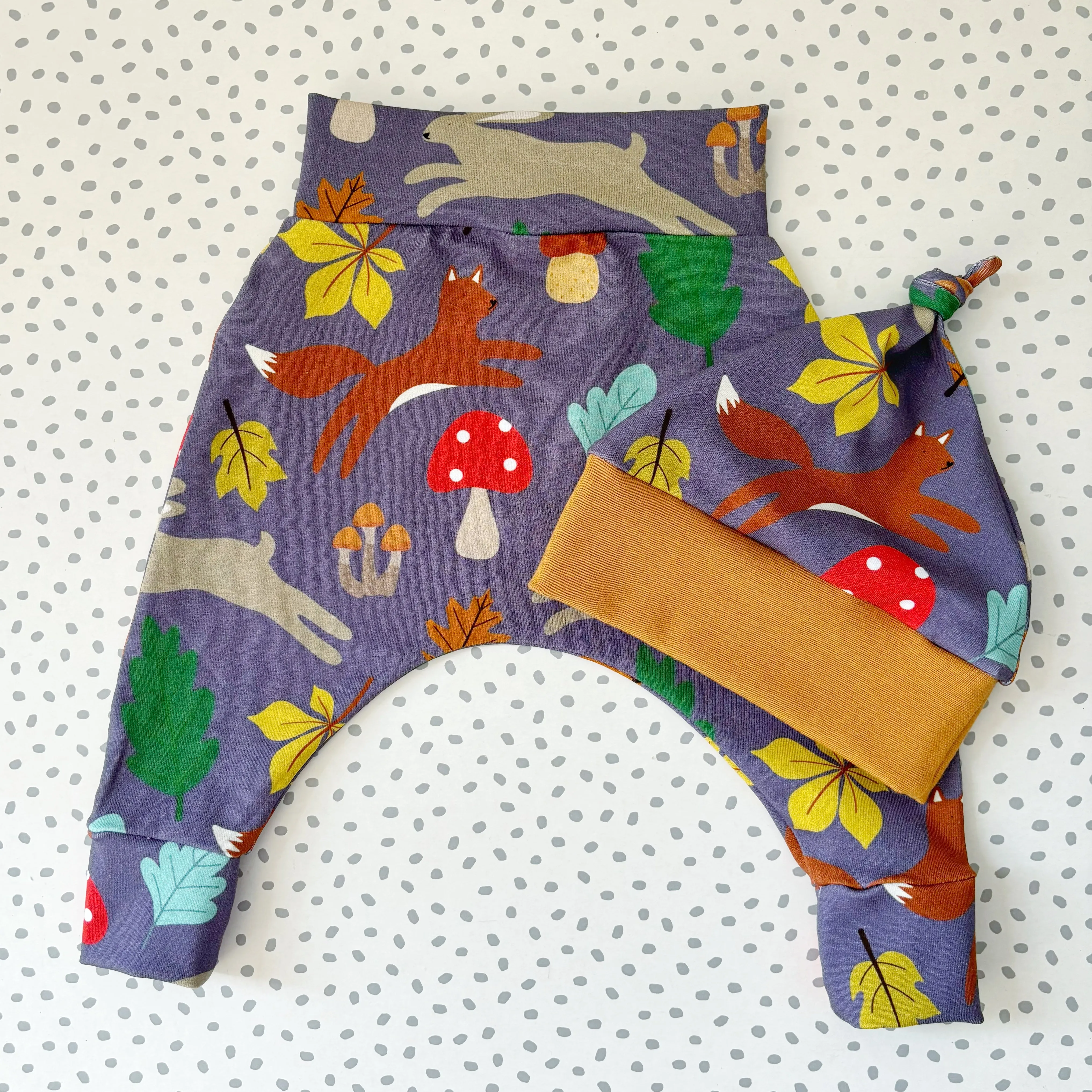 Heather Woodland Harem Pants