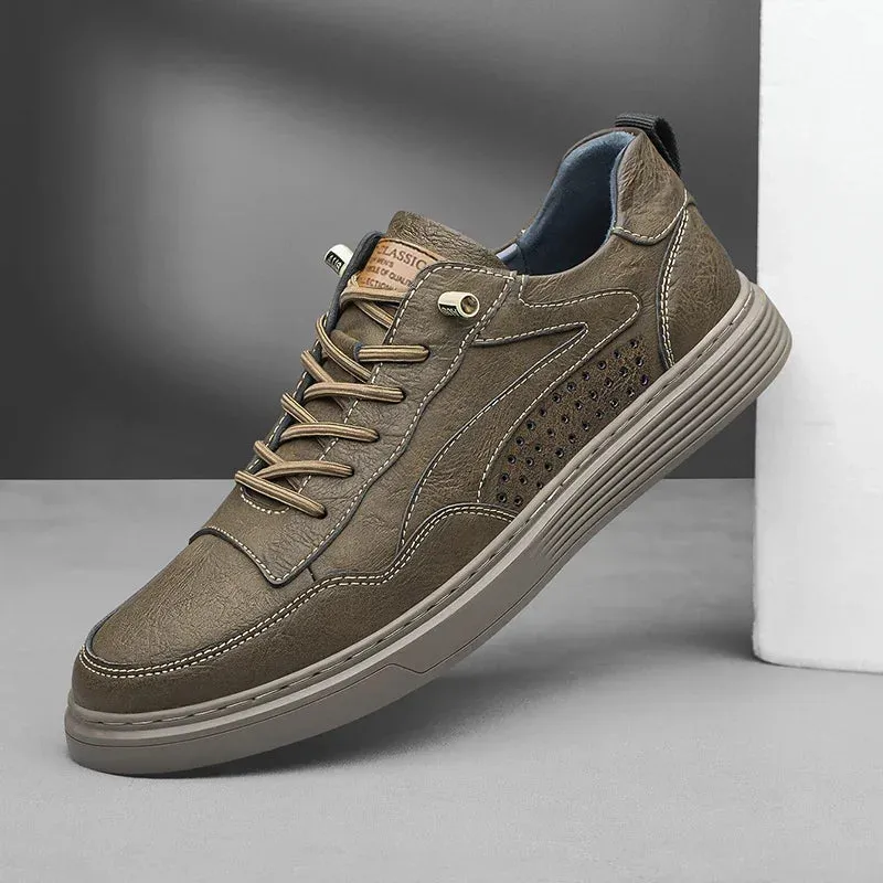 Maverick Genuine Leather Sneakers