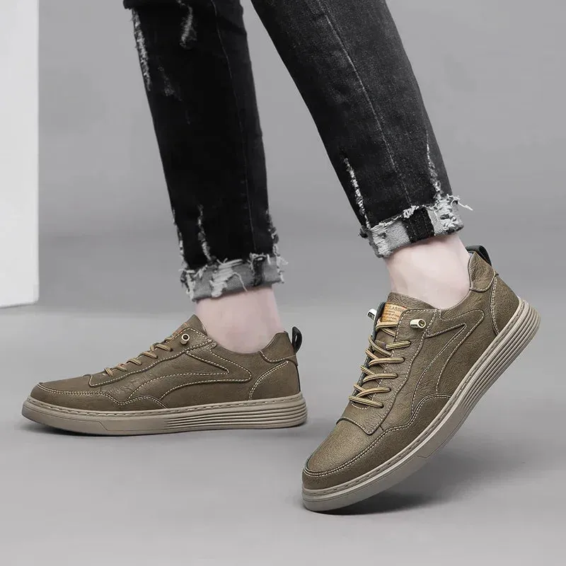 Maverick Genuine Leather Sneakers