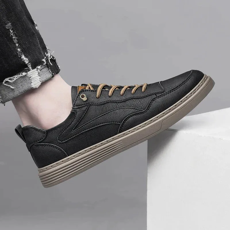 Maverick Genuine Leather Sneakers