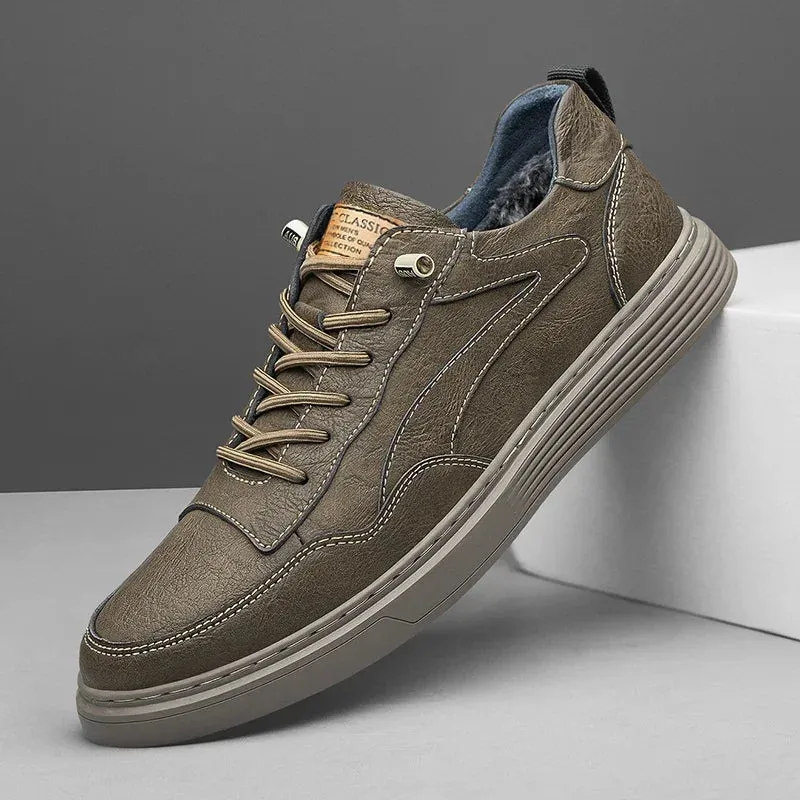 Maverick Genuine Leather Sneakers