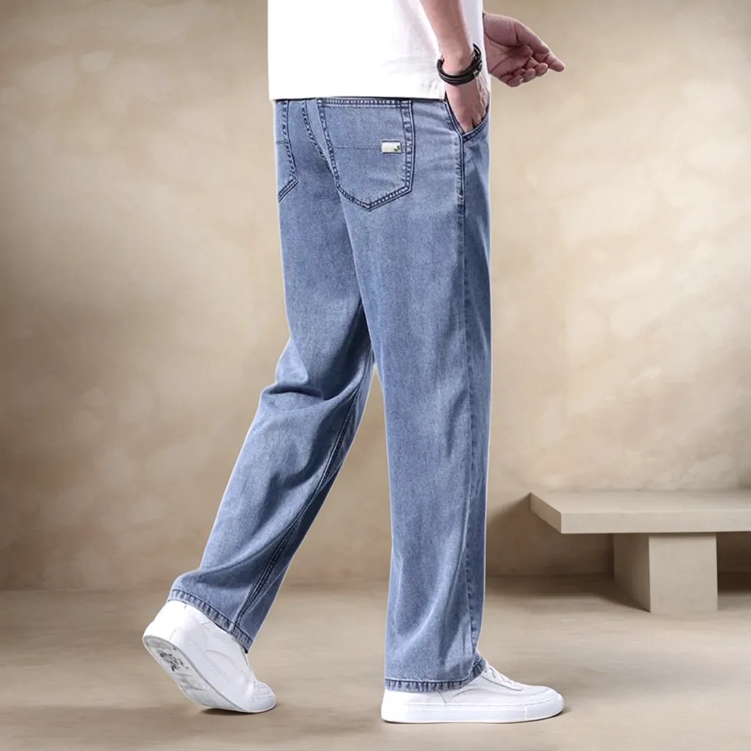 Men's Denim Straight-Leg Jeans