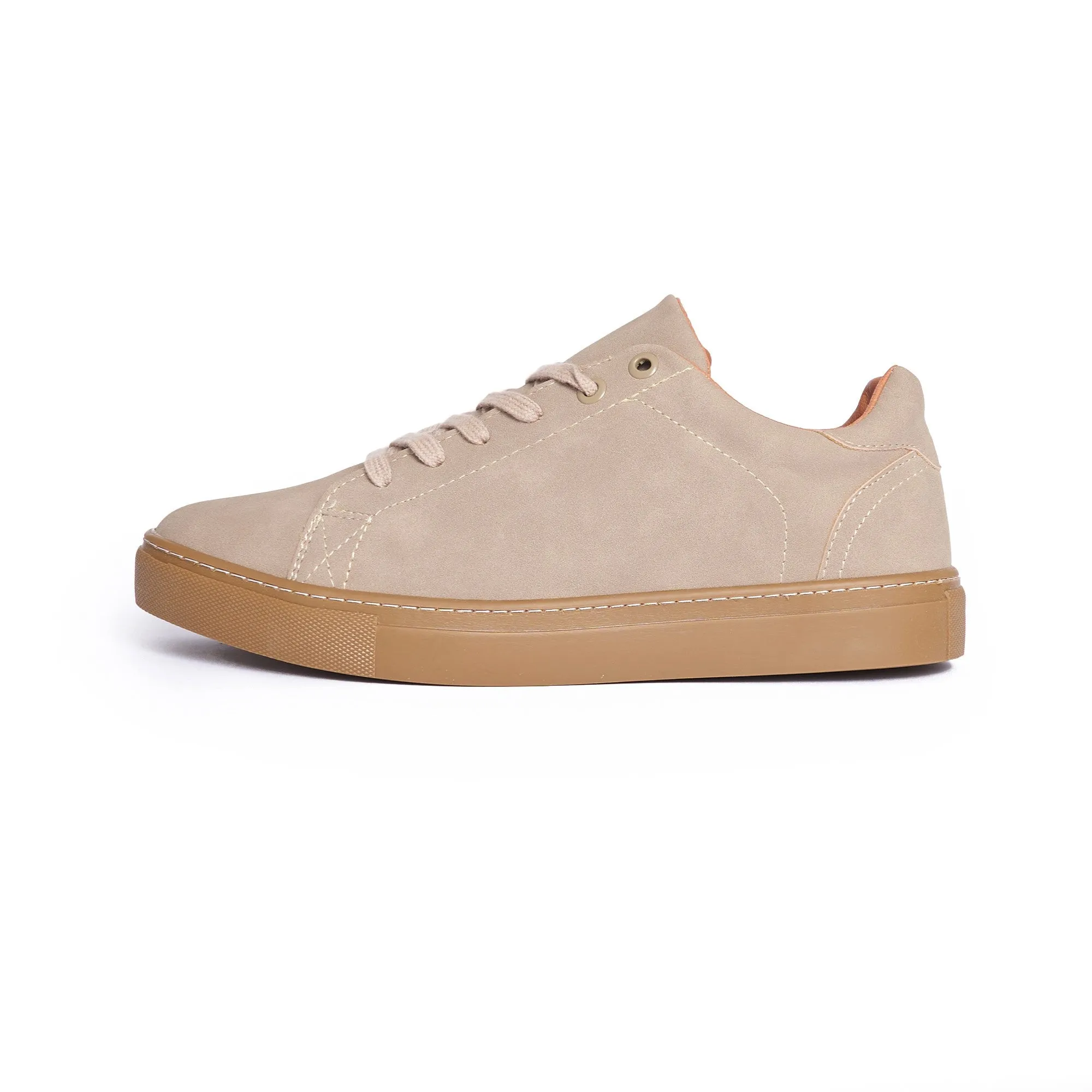 Men's Fashion Sneaker - Beig Color Model V666.