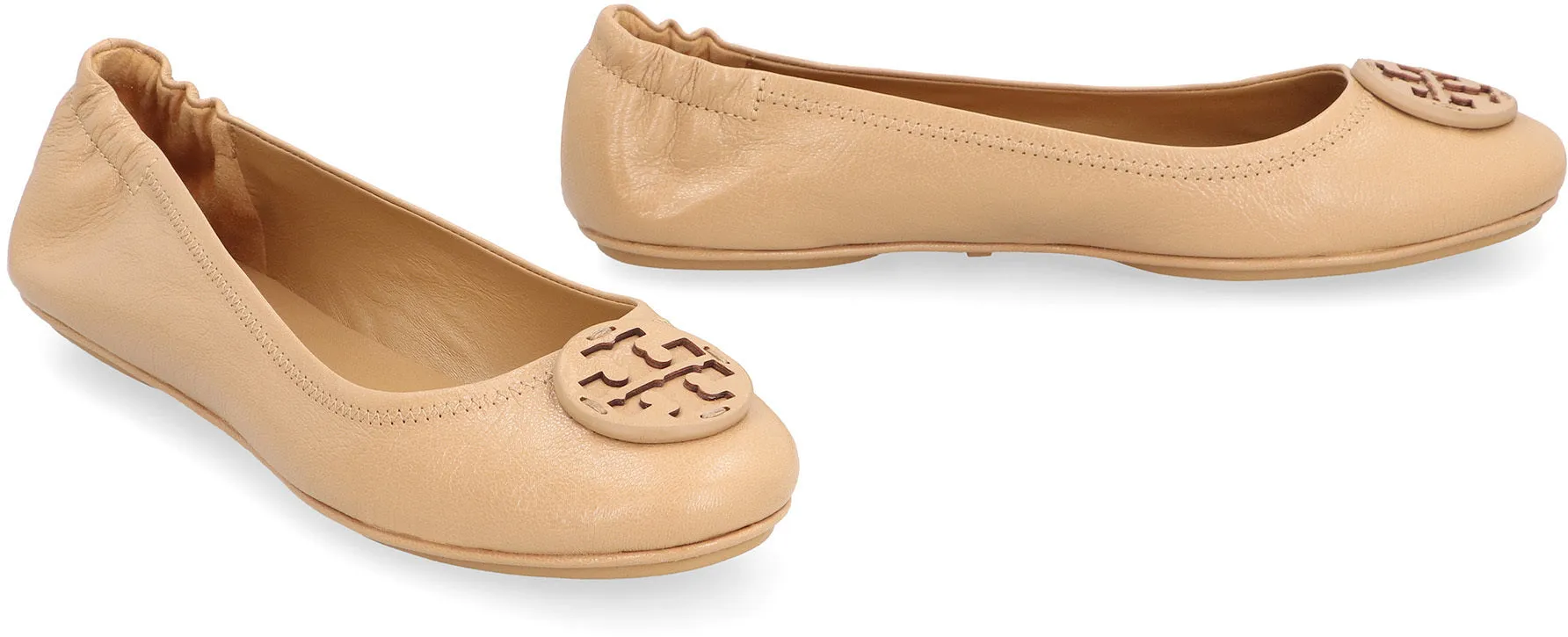 Minnie leather ballet flats