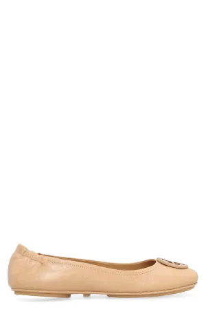 Minnie leather ballet flats