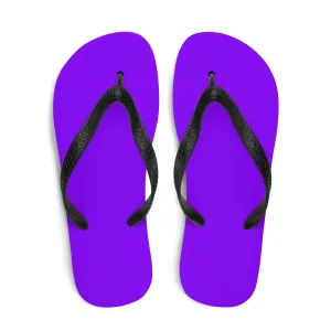 Neon Purple Flip-Flops