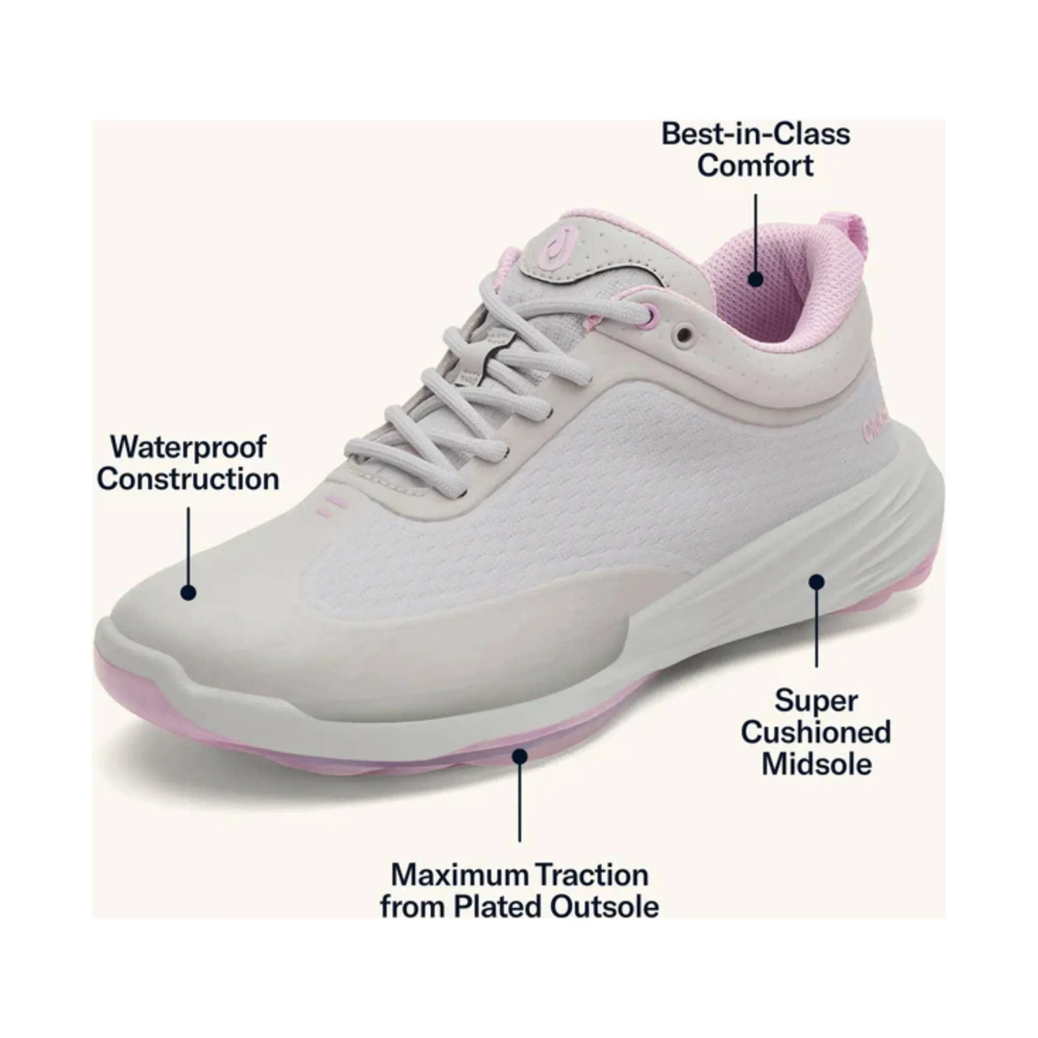 Olukai Women's Makena Waterproof Golf Shoes - Sterling