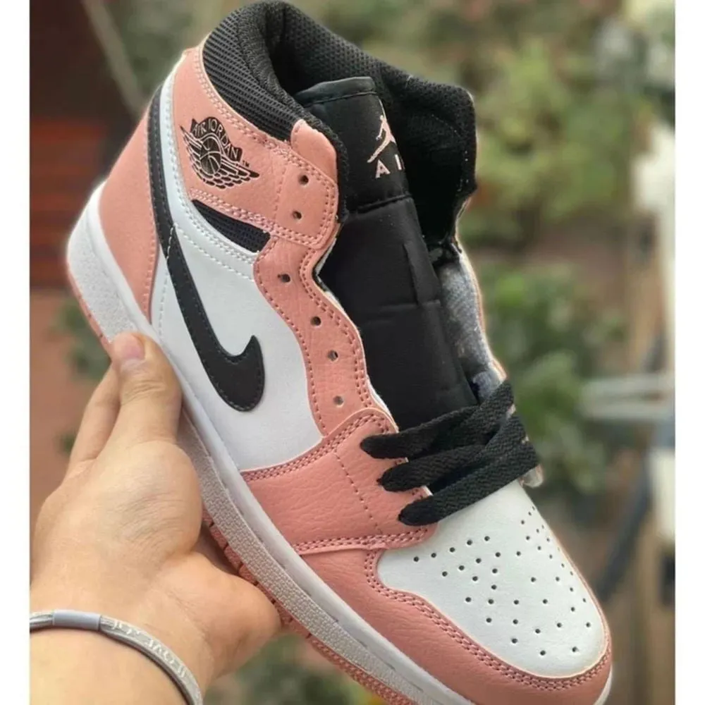 Orange Pink Custom Air Jordan 1