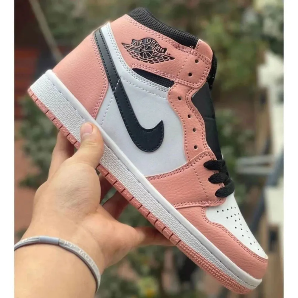 Orange Pink Custom Air Jordan 1
