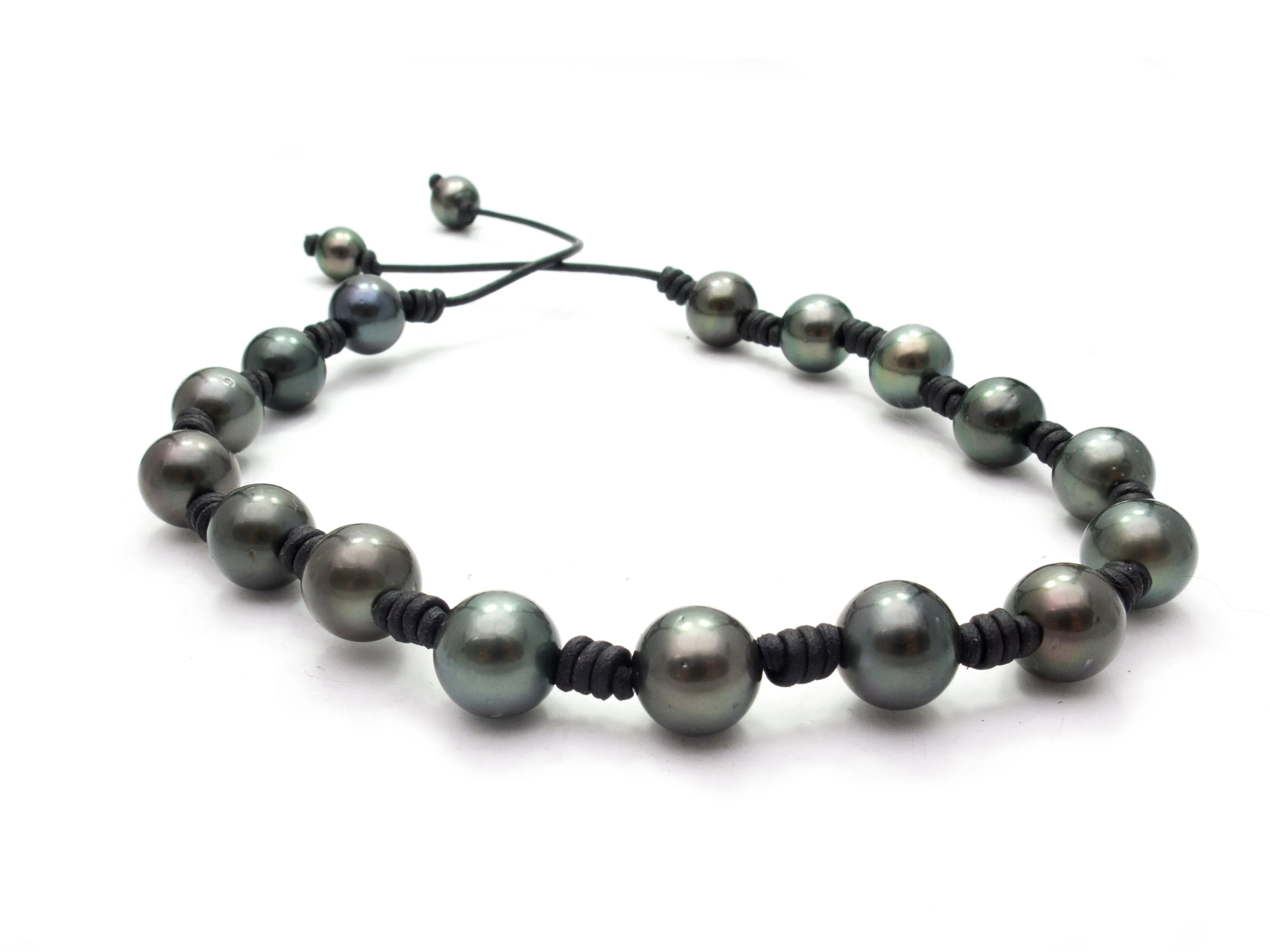Pearl Leather Necklace