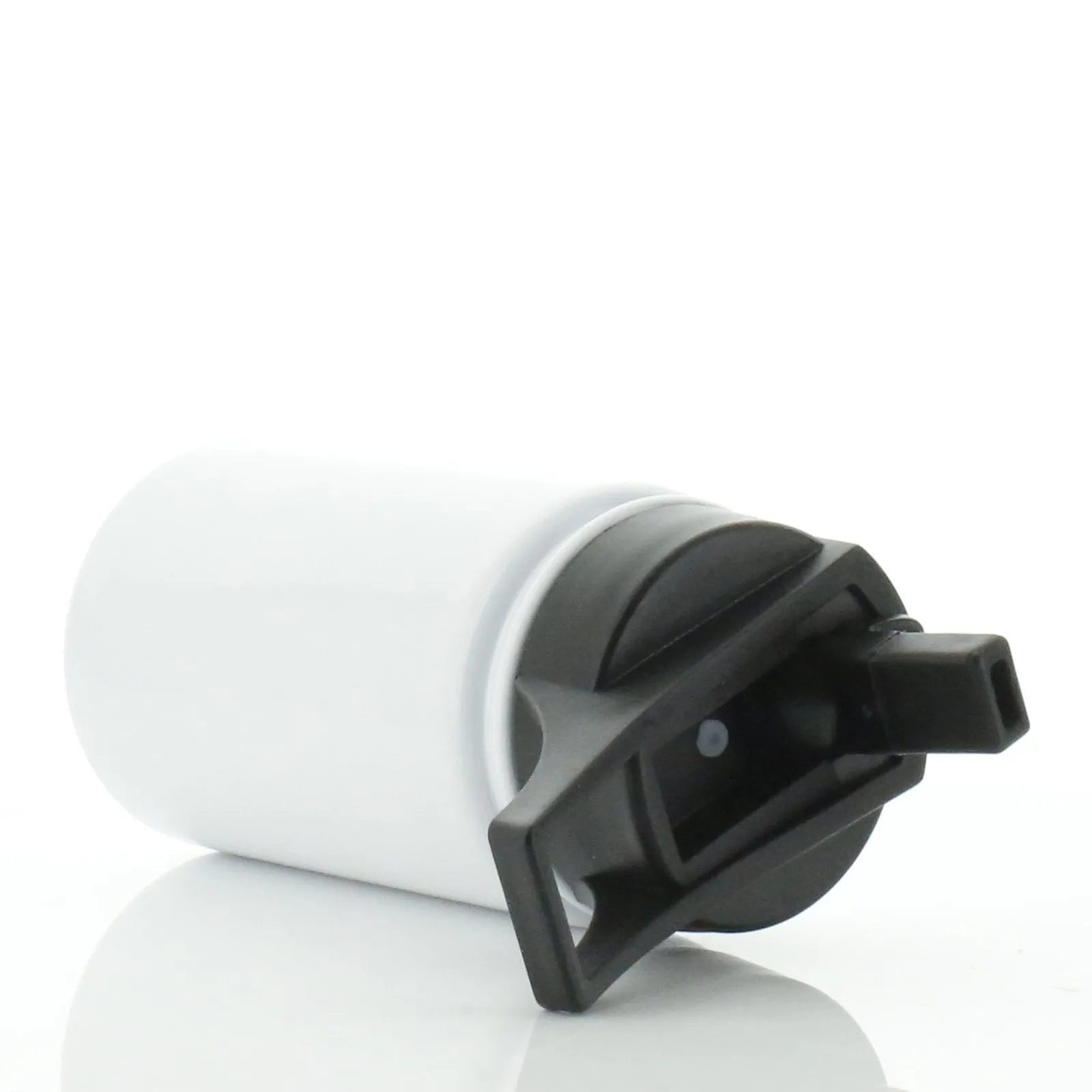 Personalised Shell Stegosaurus and Name White Sports Flask