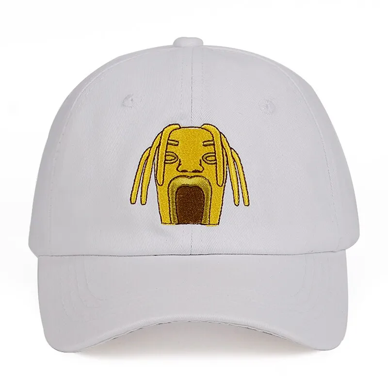 "TRAVI$ SCOTT" Casquette Streetwear Blanc - URB1™