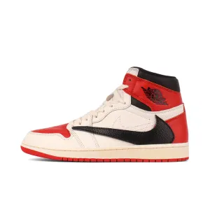 Red Custom  Air Jordan 1 x Travis Scott