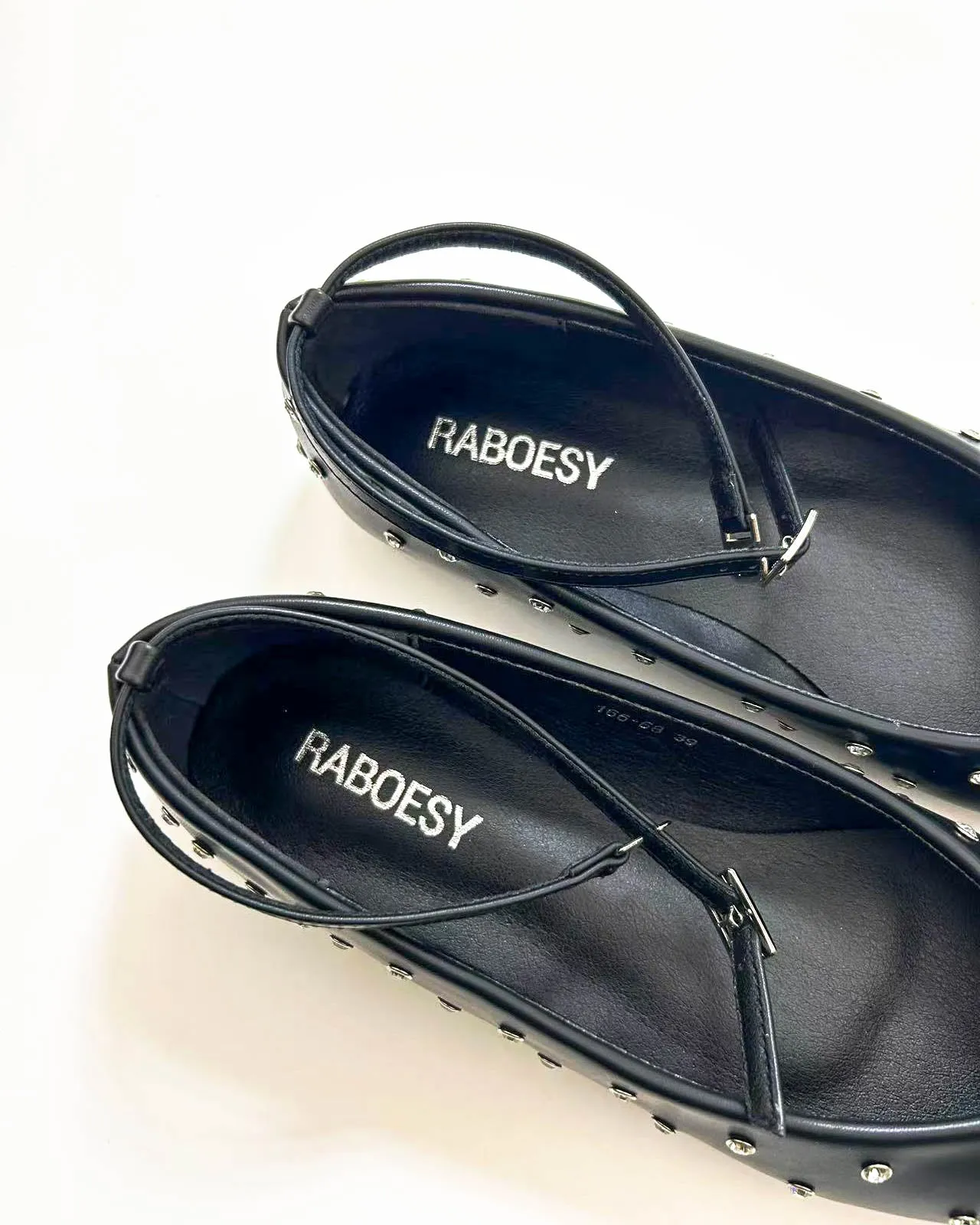 Studded Point Toe Ballet Flats