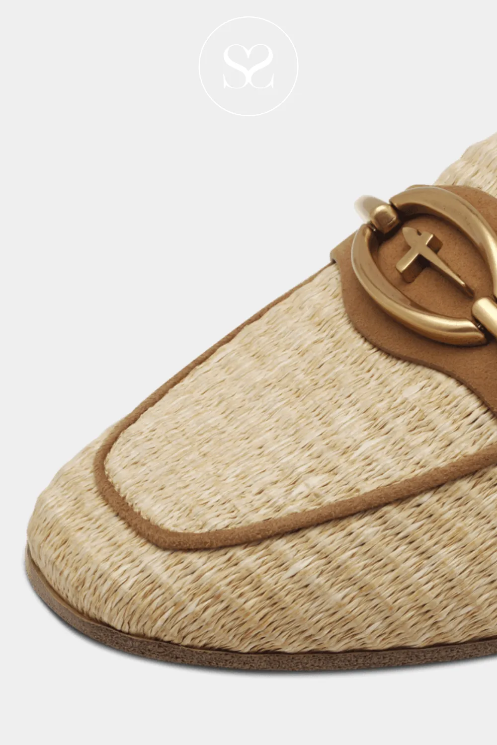 TAMARIS 1-24223-44 CREAM/TAN WOVEN LOAFER