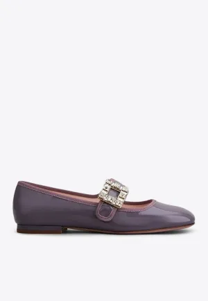 Très Vivier Patent Leather Ballet Flats