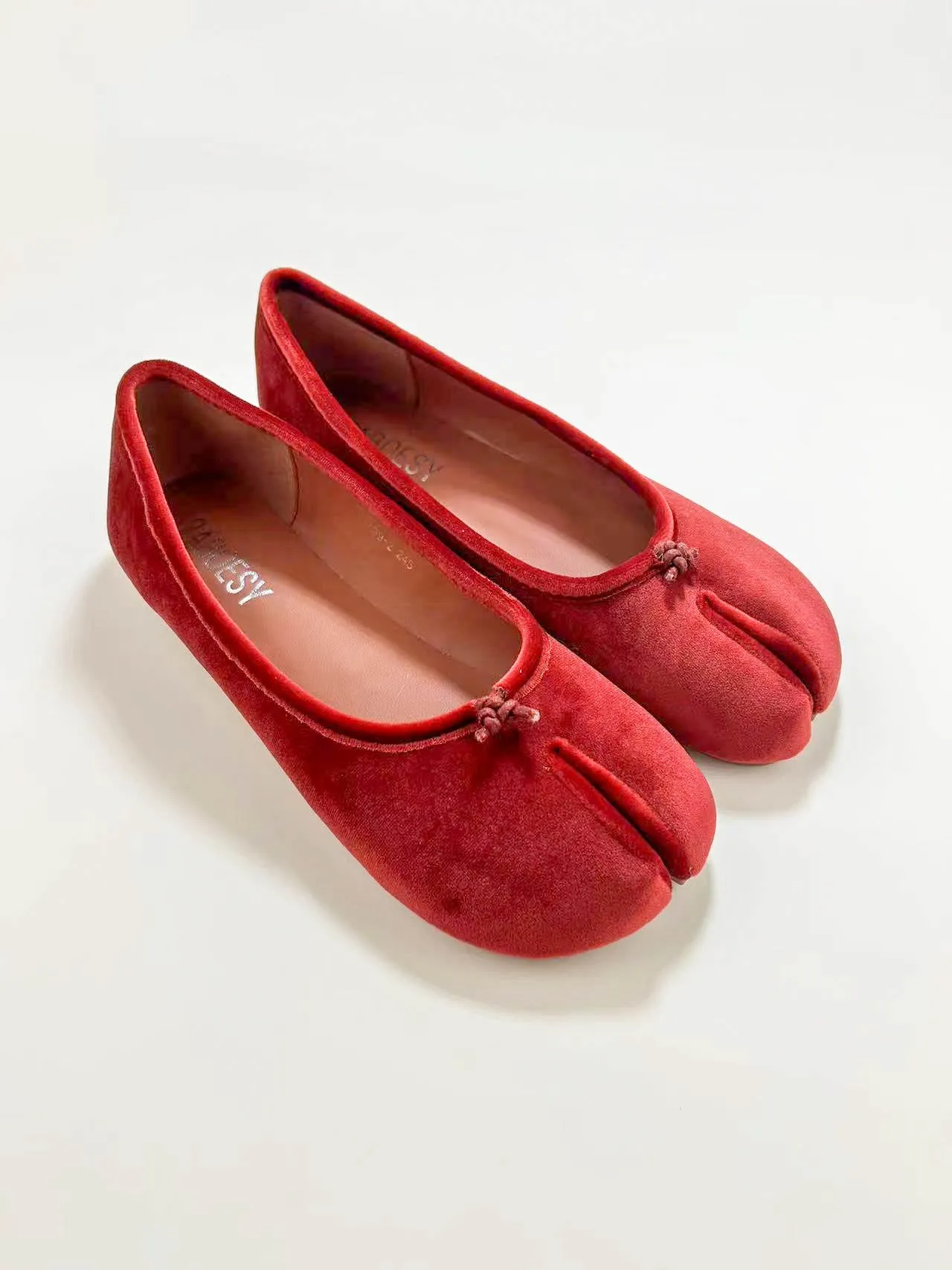 Velvet Tabi Ballet Flats