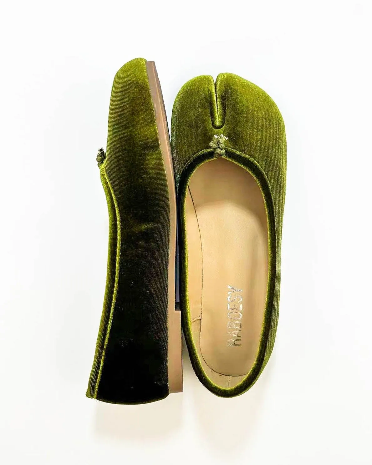 Velvet Tabi Ballet Flats