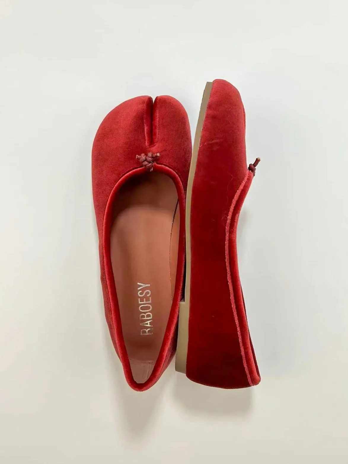 Velvet Tabi Ballet Flats