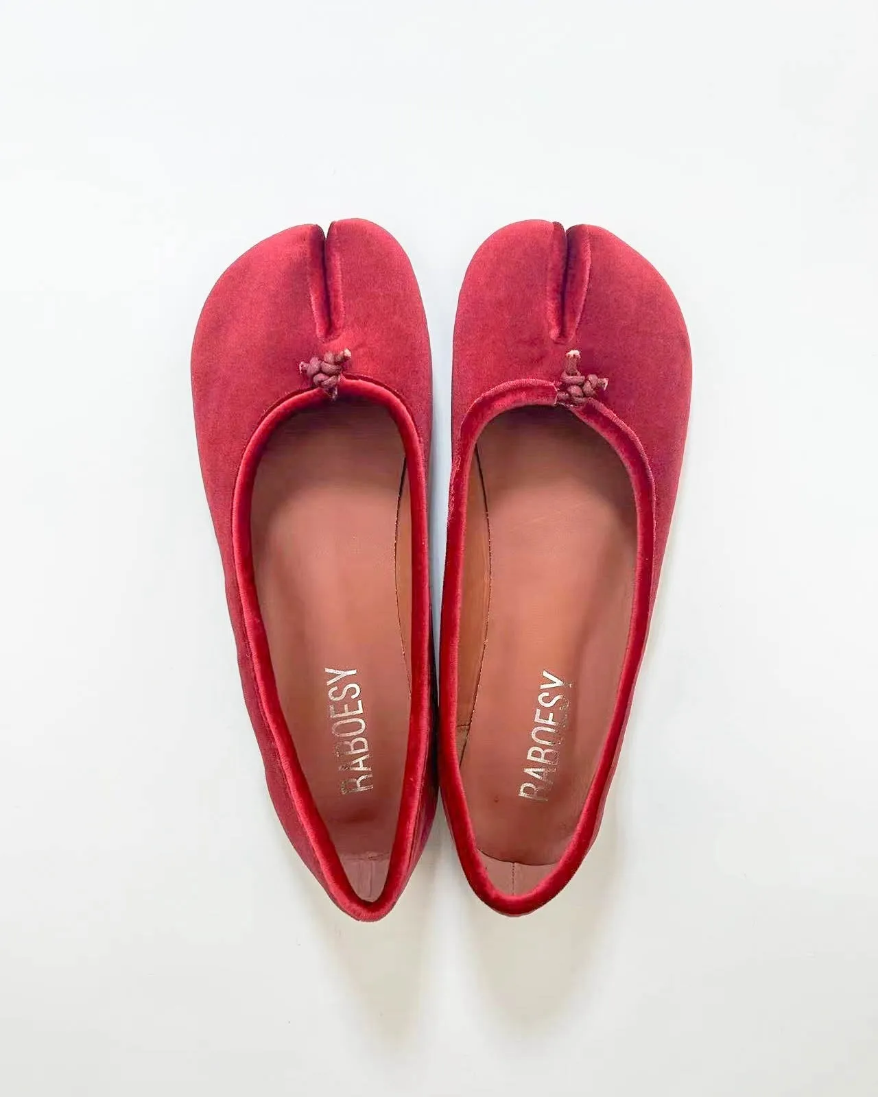 Velvet Tabi Ballet Flats