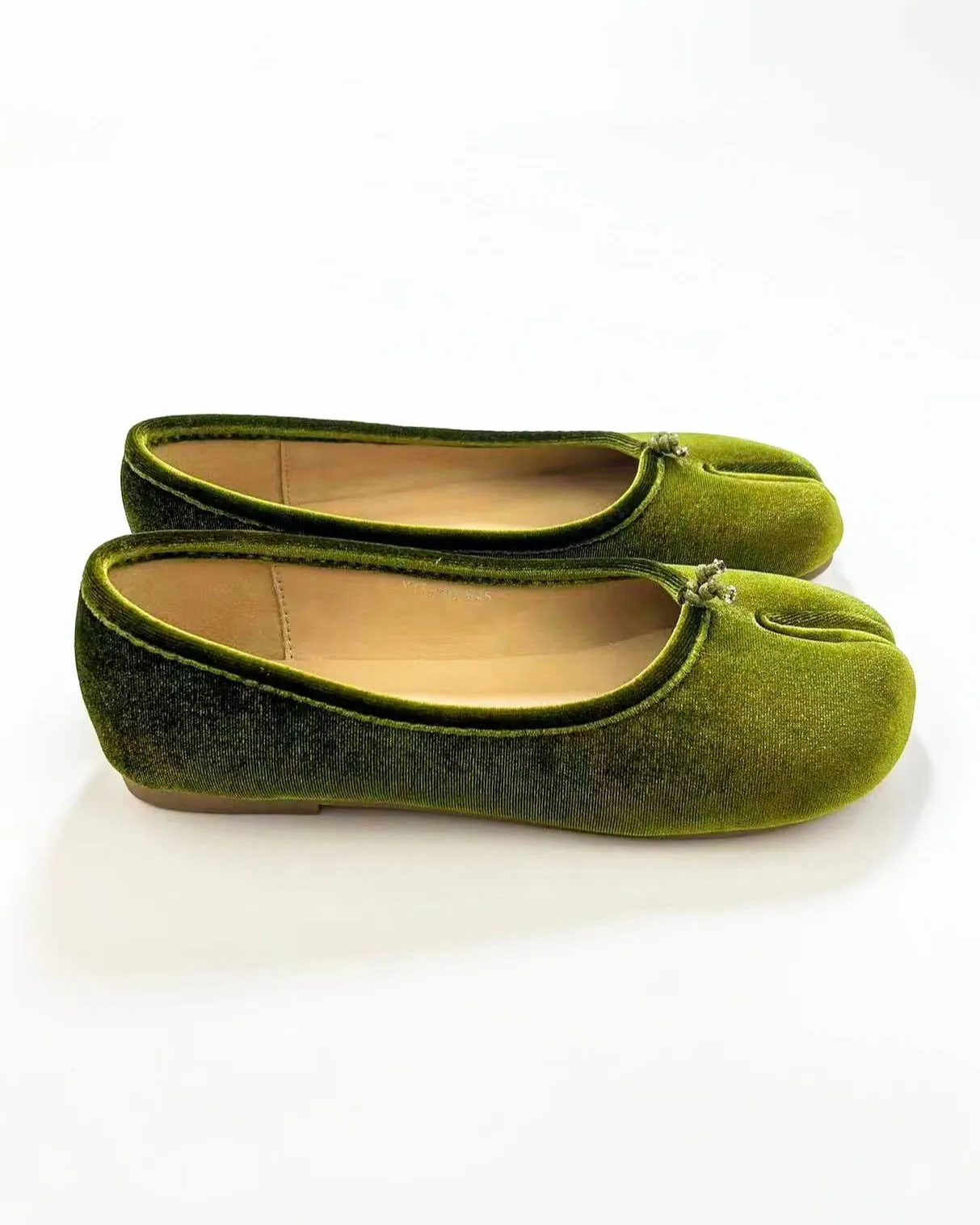 Velvet Tabi Ballet Flats