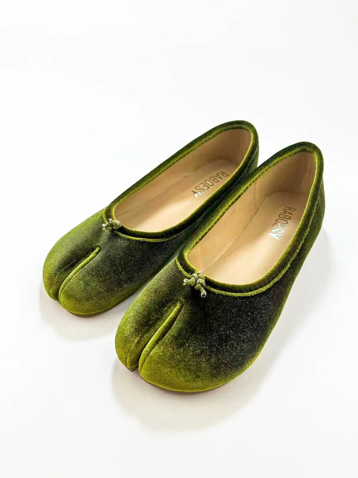 Velvet Tabi Ballet Flats