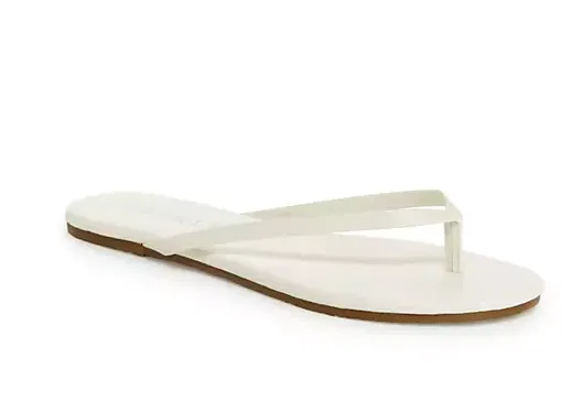 White Flip Flops
