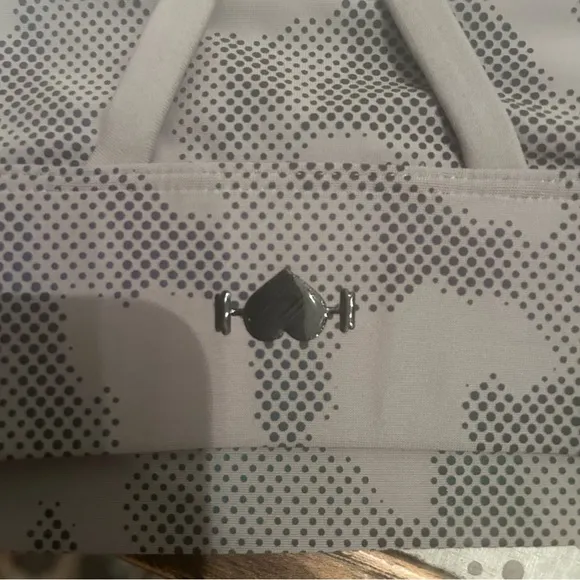 Wodbottom rare light grey camo camouflage sports bra strappy gym cross train top